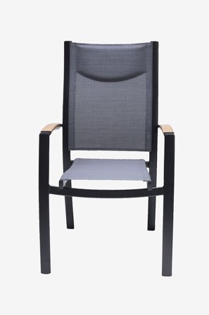 LifestyleGarden - Pinottavat tuolit 6 kpl PANAMA - Musta - Ruokapöydän tuolit - - Homeroom