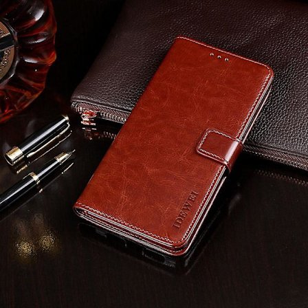 För Blackview A80 Plus Crazy Horse Texture Case