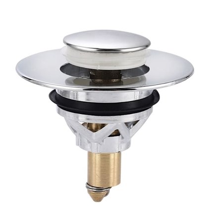 Pop Up Avloppsfilterplugg Bult Fjäder Tvättställ Bounce Core