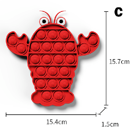 Fidget Toys Squid Game Adventskalenderpaket Anti-Stress Leksaker Kit Stressavlastning Fidget Leksak Blind Box mörk khaki