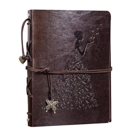 Scrapbook-albumi, DIY Vintage -kirja itseliimautuvalla kannella, häävieraskirja, matkamuisto