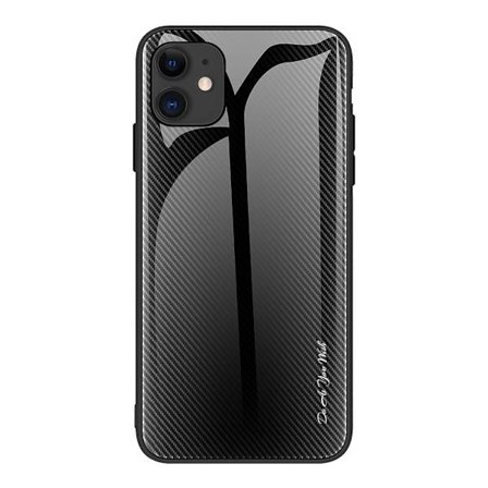 Carbon Fibre Case for iPhone 12 Mini - Black