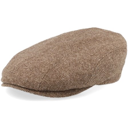 Stetson - Béžová flatcap Kšiltovka - Ivy Cap Undyed Wool Sustainable Beige Flat Cap @ Hatstore