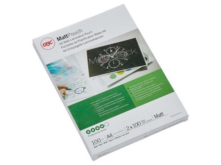 GBC Laminat A4 matt 100 mic 100/fp - Lyreco - Kontorsmaskiner - Laminering - Laminat - A4