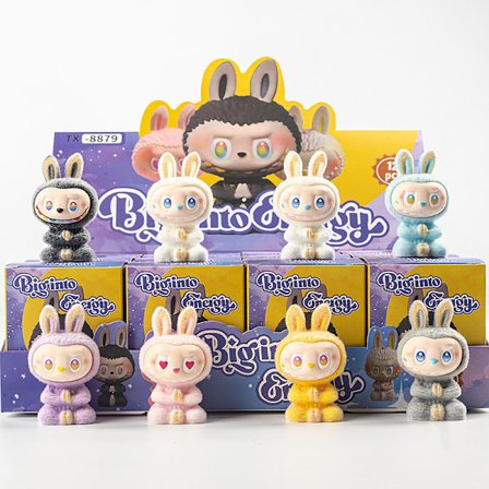 12-pak Monster Julekalender 2025 – Overraskelses Blind Box med Hule Juledekorationer & Trendy Legetøj, Velsignelsesudgave