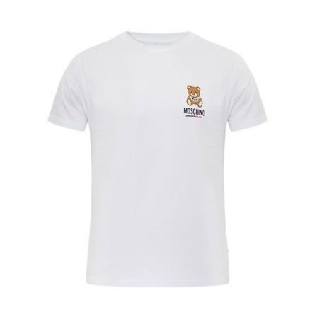 Moschino T-shirt with logo Hvid, Herre