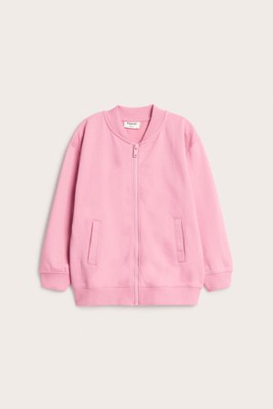 Kappahl | Sweatshirt med glidelås Rosa 134/140 | Rosa