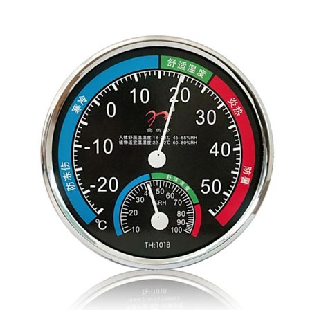 Temperaturmätare Termometer Monitor SVART