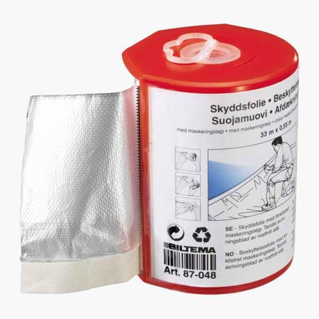 Biltema - Maskeringsfolie innendørs 33 x 1 1 m