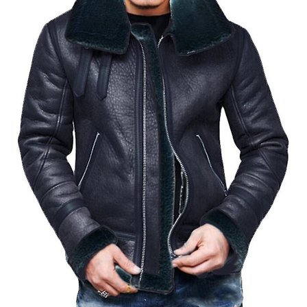 Miesten talvinen lämmin plus sametti iso koko löysä turkiskaulus vetoketjullinen koristeltu nahkatakki