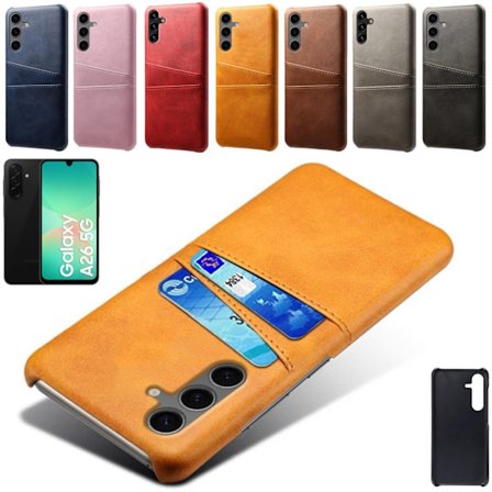 Samsung Galaxy A26 skal 2 kort fack ljusbrun -