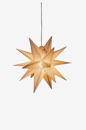 Jotex - Papirstjerne Led Højde 45 Cm Hvid - 3D - Køb Julestjerner hos Jotex