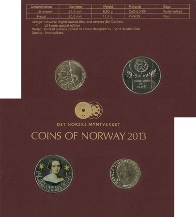 Norge møntsæt 2013