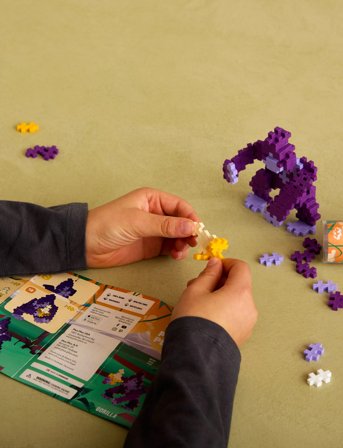 Plus-Plus Plus-Plus Gorilla / 100 Pcs Tube - Purple - ONE SIZE