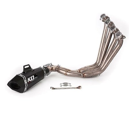 Kompatibel med Honda CBR650R CB650R CBR650F CB650F 2014-2022 Komplett Eksosanlegg Header Pipe 51mm Lyddemper Escape Avtakbar DB Killer-Perfet