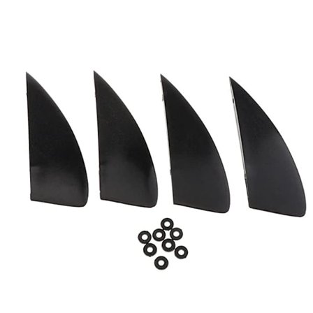 4-delt Surf Kiteboard Halesæt Split Rudder Waveboard