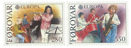 Færøerne AFA 110-111 - Postfrisk sæt