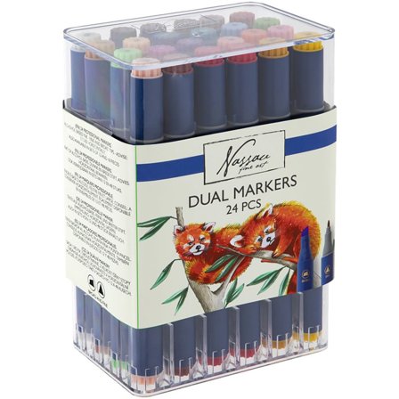 Nassau Fine Art Dual Markers 24er-Set