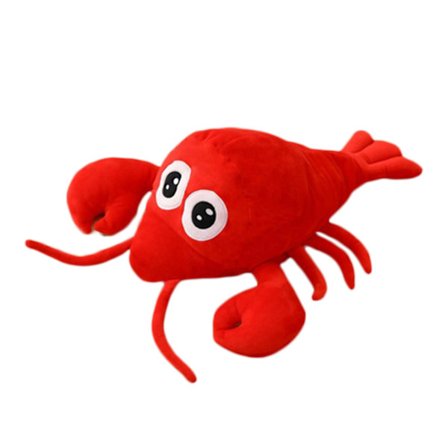 Hummerhodebekledning Morsom Ublegelig Anti-deformert Høy Elastisk Vaskbar Cosplay Hummerhatt Live Rekvisita(Rød)