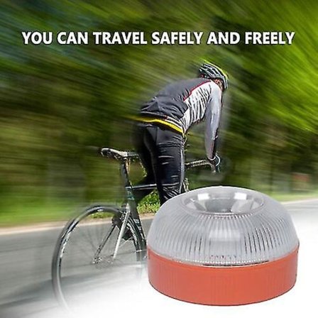 V16 Led Strobe -auton hätävilkkuvaroitinvalo USB-ladattava hälytyslamppu