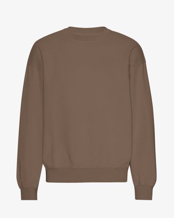 Organic Oversized Crew - Cedar Brown