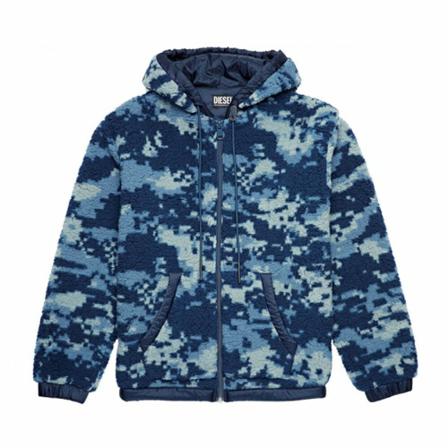 Diesel, Sweatshirt Blauw, Heren, Maat:S
