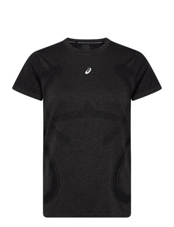 Asics Road Seamless Ss Top - Black - M