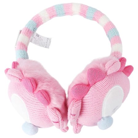 Fashionable varme ørevarmere til børn, vinter, rund form, ørevarme, 1 sæt