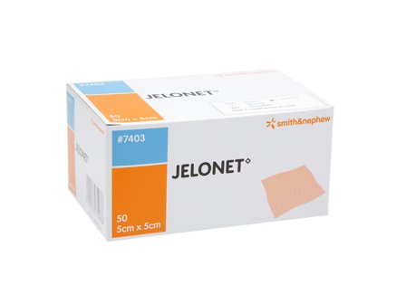 Jelonet Steril vaselinkompress 5 x 5 cm, 50 stk.