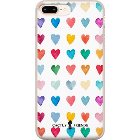 Yhteensopiva Puhelinkuori Apple Apple iPhone 7 Plus Cactus and Friends - Watercolor Love Grid