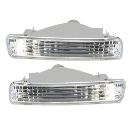 2 stk Bil Front Bumper Blinklys For Land Cruiser 80 Serie 1991-1998 Lc80 Fj80 Fzj80 Hdj80 H