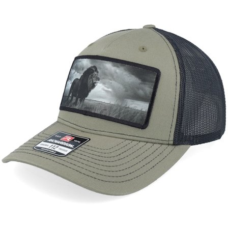 Calza Pennello - Zelená trucker Kšiltovka - King Of Lion Big Patch Loden/Black Trucker @ Hatstore