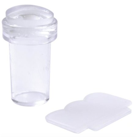 Stempelpute + skrape for nail art stempling - Klar