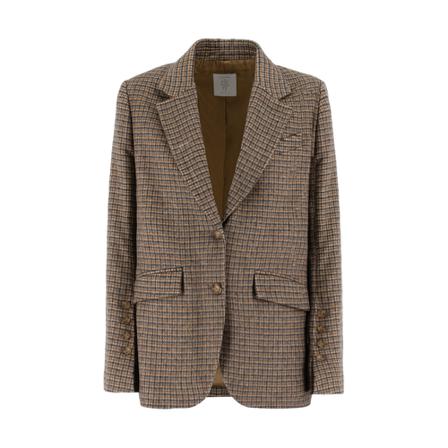 Eleventy - Blazer - Brun - Dam - Storlek: S, Dam, Storlek: S