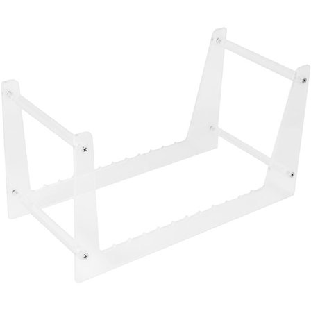 Genomskinlig vinyl skivhållare för skrivbordsalbum, akryl vinyl skivhylla display 50