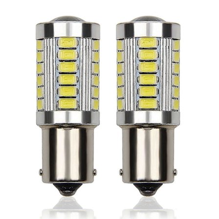 P21w 1156 Ba15s LED-polttimo 6000K valkoinen 6W 24-SMD 3030 12V-24V matkailuauton valoihin, peruutusvaloihin, takavaloihin, suuntavaloihin, 