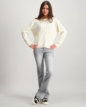 RYVLS Deco Detail Jeans Grijs Jeans Meisjes - Kids Brand Store