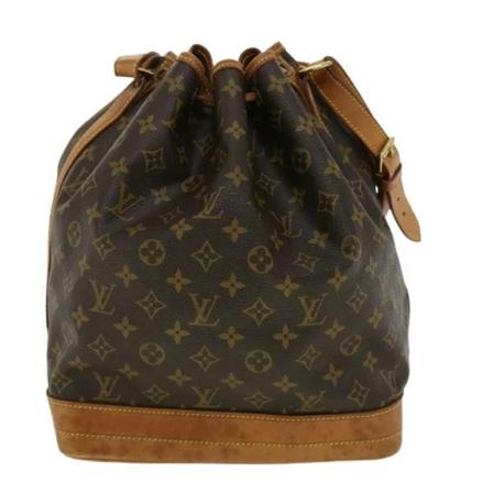 Louis Vuitton Vintage, Pre-owned Noe Monogram Bag Bruin, Dames, Maat:ONE Size,leer