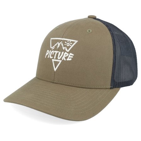 Picture - Zephyr Cap E Tobacco Trucker Trucker Green Cap - @ Hatstore
