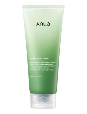 Anua Heartleaf Quercetinol Pore Deep Cleansing Foam - Nude - 150 ML