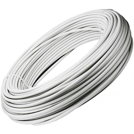 Alhonga Vit 5m Bromskabelhölje med Tefloninlägg 5mm