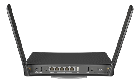 MikroTik hAP ac³ - trådløs ruter - Wi-Fi 5 - stasjonær