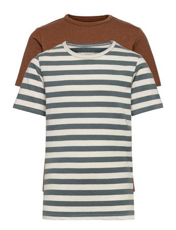 Basic 32 -T-Shirt Ss T-shirts Short-sleeved Monivärinen/Kuvioitu Minymo