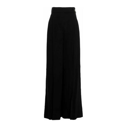 Alexandre Vauthier, Wide Trousers Zwart, Dames, Maat:S