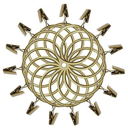 Kraftig Design, Gardinringar med Clips, Stödjer Tyngre Användning För Mångsidiga Utrymmen