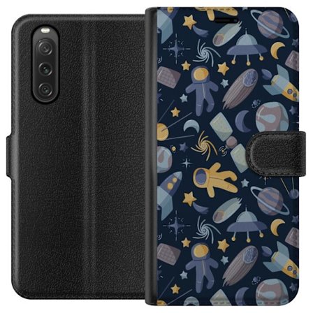 Kompatibelt Plånboksfodral till Sony Sony Xperia 10 V Rymden