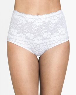 Trosgördel Jaquard&Lace Vit - 56 - Miss Mary