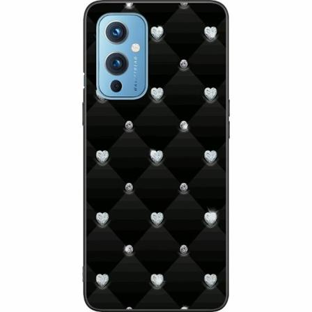 Oneplus 9 Svart Skal Bling Heart