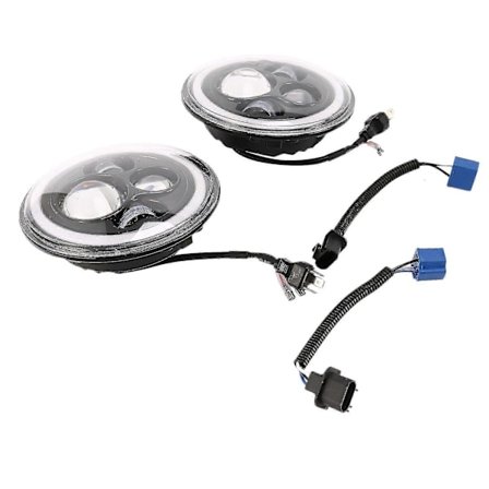 7 tuuman LED-ajovalot Halo-renkaalla, oranssilla DRL-vilkulla, 120 W, Suzuki Samurai Sj413 Sj410 1980-