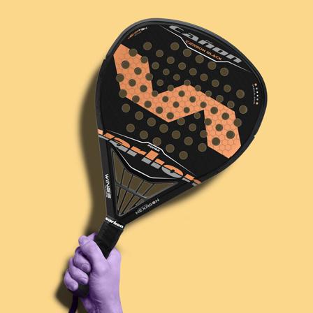Varlion Cañon Difusor Carbon Black Svart padelracket i Kolfiber finns hos Racqet
